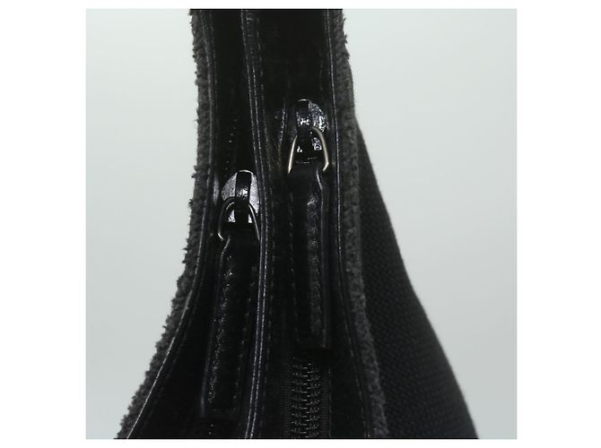 GUCCI Sac à Bandoulière Toile Noir Auth bs11422 - vue 10