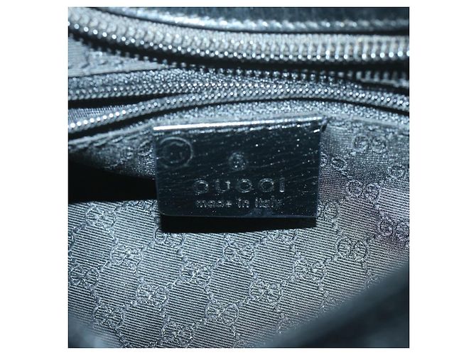 GUCCI Sac à Bandoulière Toile Noir Auth bs11422 - vue 17
