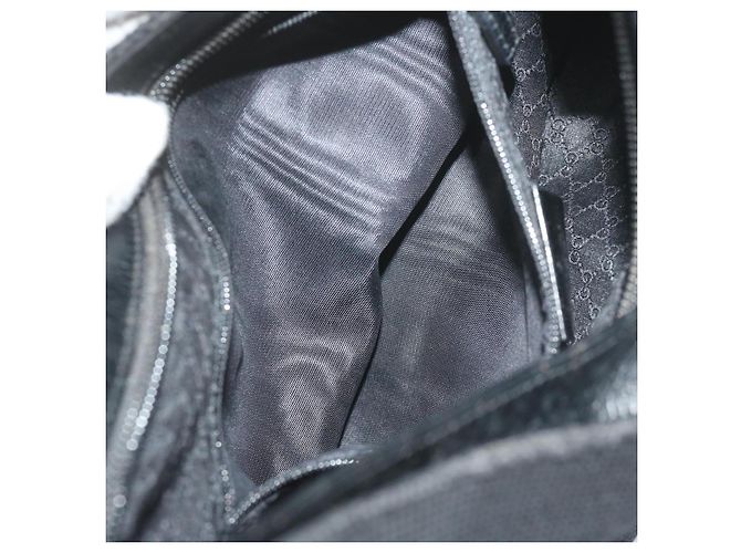 GUCCI Sac à Bandoulière Toile Noir Auth bs11422 - vue 21