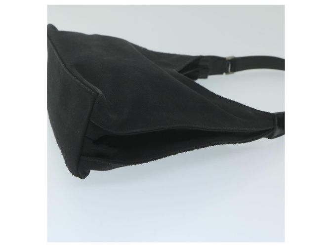 GUCCI Sac à Bandoulière Toile Noir Auth bs11422 - vue 3
