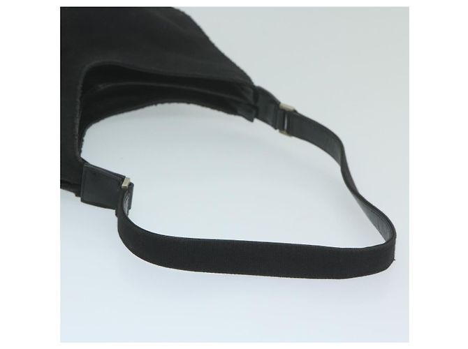 GUCCI Sac à Bandoulière Toile Noir Auth bs11422 - vue 7