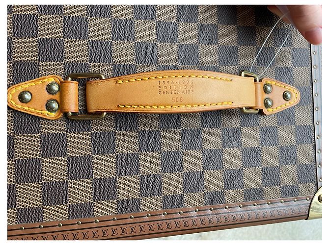 Louis Vuitton Damier Boite Flacon Borsa da viaggio marrone pelle - vista 3