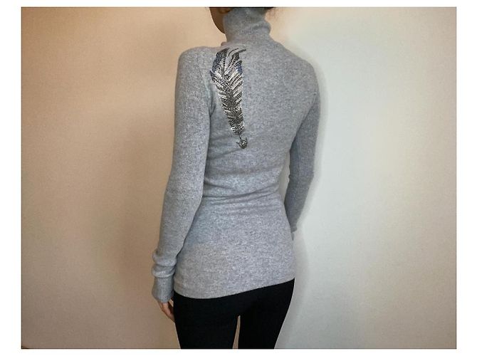 Pull en maille Thomas Wylde Gris - vue 11