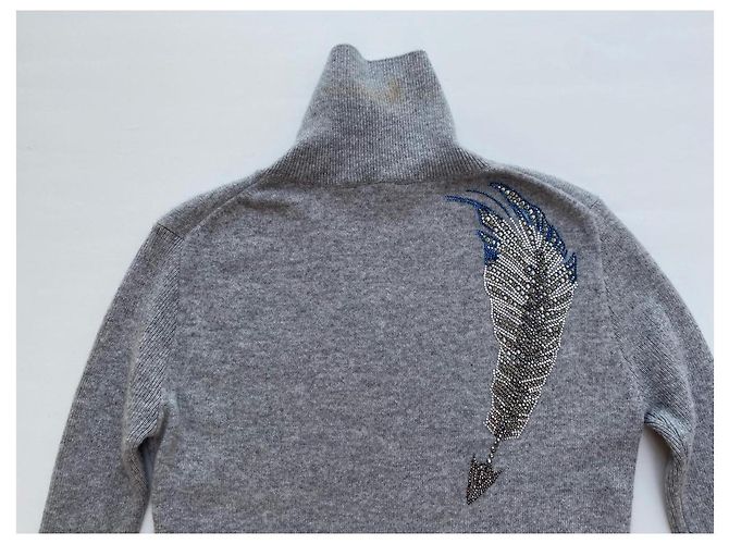 Pull en maille Thomas Wylde Gris - vue 12