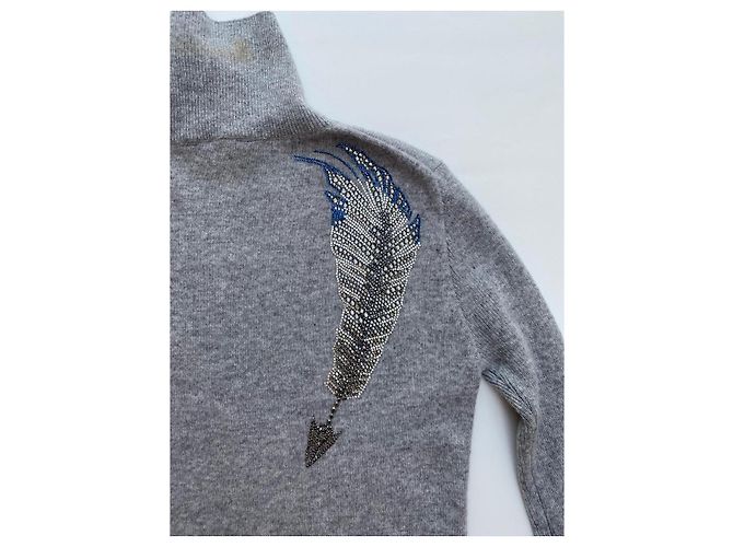 Pull en maille Thomas Wylde Gris - vue 13