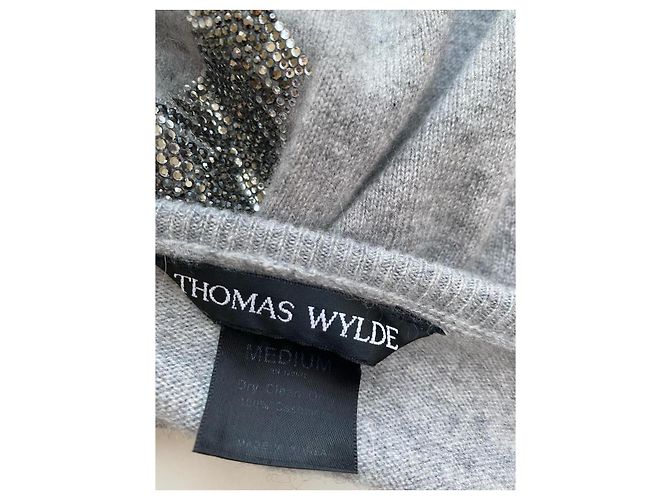 Pull en maille Thomas Wylde Gris - vue 4