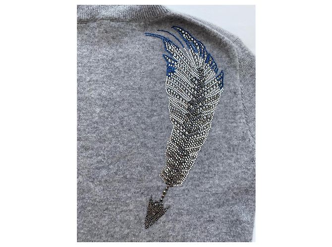 Pull en maille Thomas Wylde Gris - vue 7