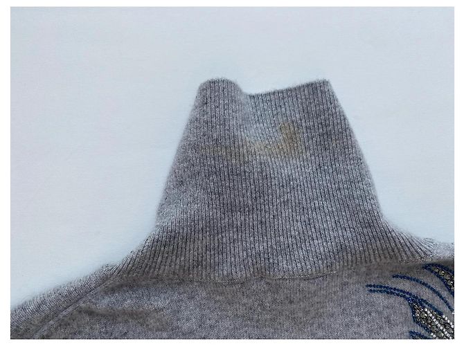 Pull en maille Thomas Wylde Gris - vue 8