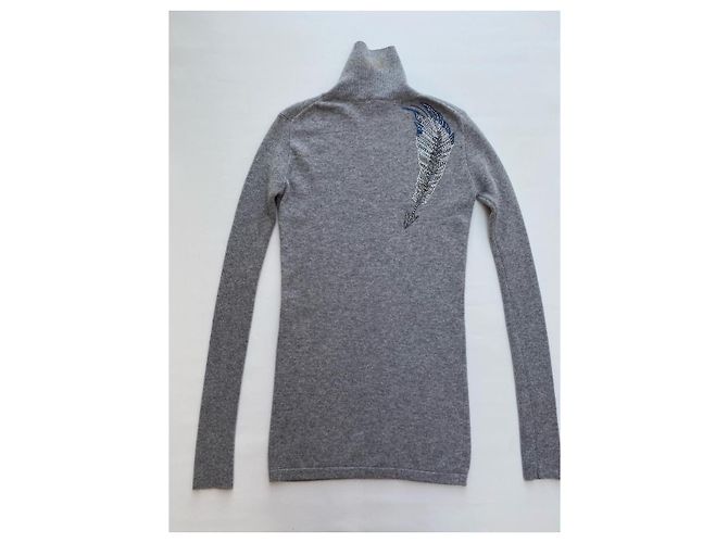 Pull en maille Thomas Wylde Gris - vue 9