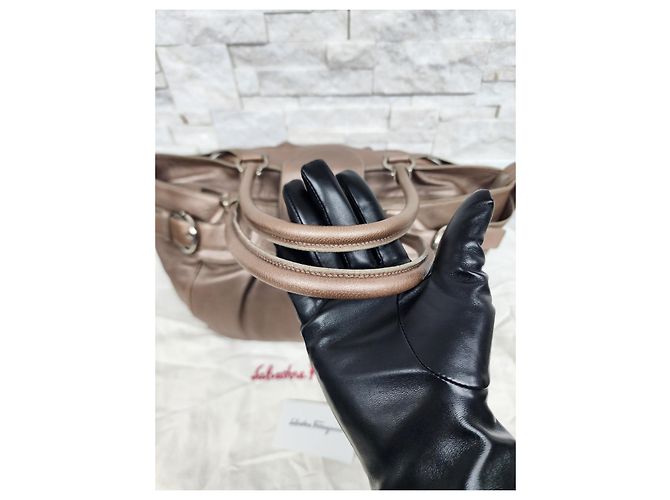 Borsa Salvatore Ferragamo Bronzo - vista 5
