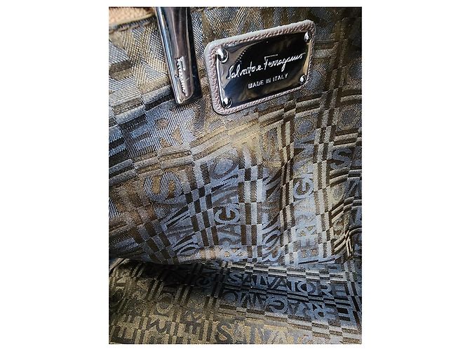 Borsa Salvatore Ferragamo Bronzo - vista 8