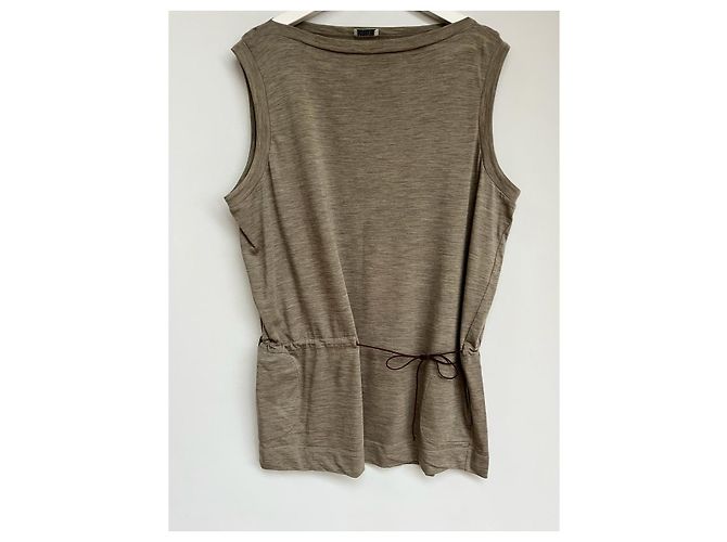 Brunello Cucinelli Top Brunello Cuccineli Verde Gris - vista 2