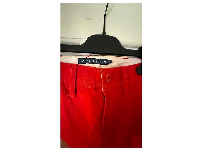 Pantalones rojos Ralph Lauren Roja - vista 4