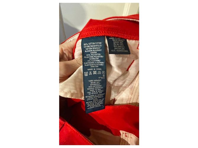Pantalones rojos Ralph Lauren Roja - vista 6