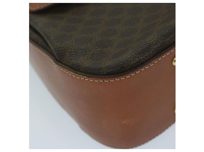 Céline CELINE Borsa a mano in tela macadam Pelle PVC Marrone Auth ep2930 - vista 16