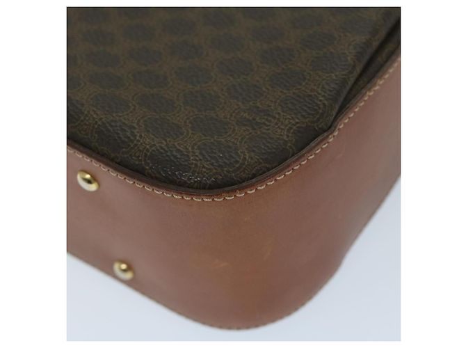 Céline CELINE Borsa a mano in tela macadam Pelle PVC Marrone Auth ep2930 - vista 17
