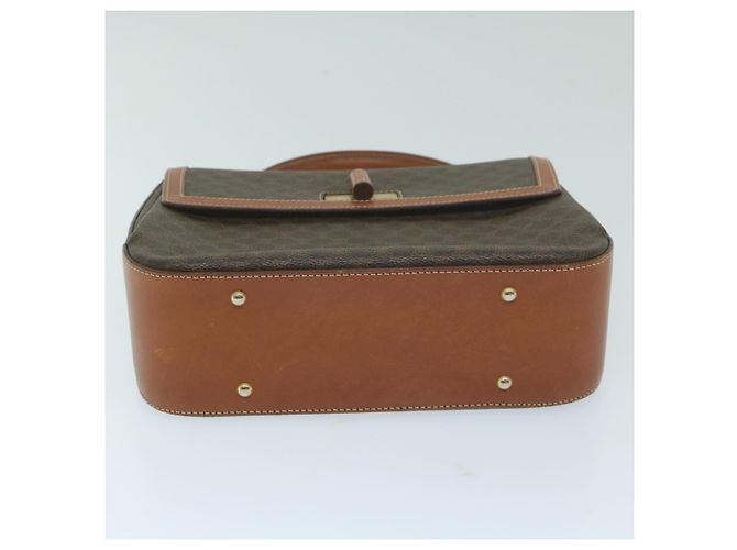 Céline CELINE Borsa a mano in tela macadam Pelle PVC Marrone Auth ep2930 - vista 5