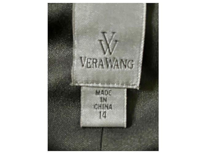 Langes schwarzes Abendkleid von Vera Wang - Ansicht 4