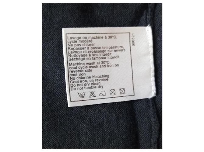 Cambon Camiseta Chanel Uniforme Azul Marino Algodón Logo CC - vista 6