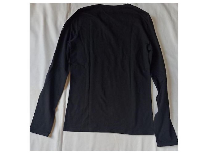 Cambon Maglietta Chanel Uniform a maniche lunghe nera Nero - vista 2