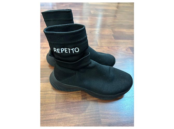 Sneaker alta Repetto nera Nero - vista 14