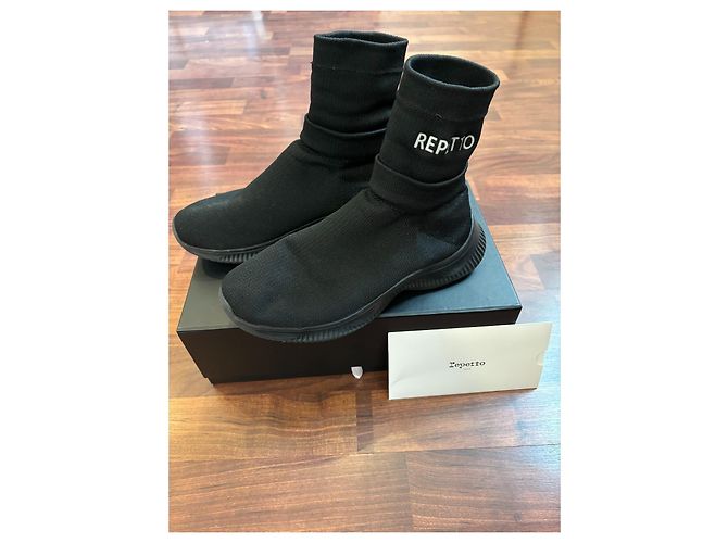 Sneaker alta Repetto nera Nero - vista 3