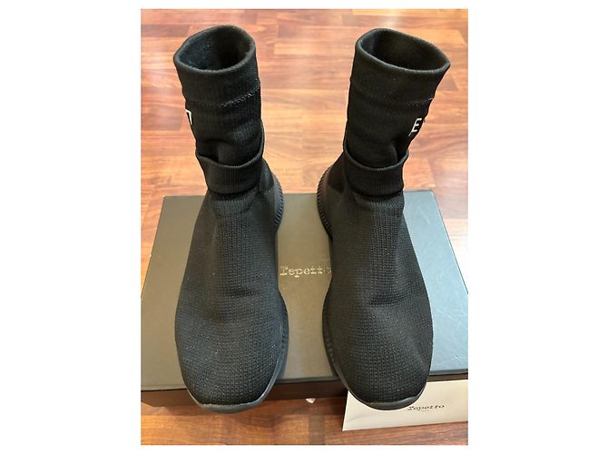 Sneaker alta Repetto nera Nero - vista 4