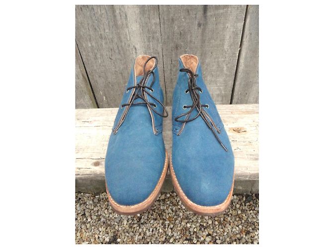 H by Hudson P-Stiefel 40 neue Bedingung Blau - Ansicht 3
