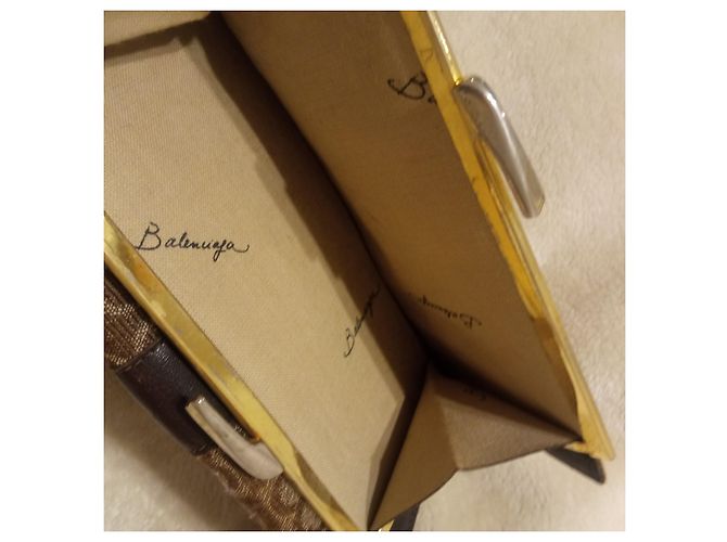 Balenciaga Purses, wallets, cases Beige Golden Light brown Dark brown - view 9