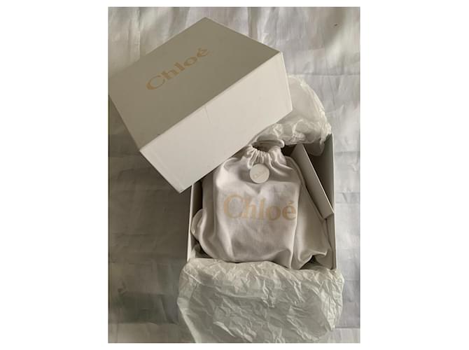 Borsa Chloé in pelle e nubuck beige - vista 16