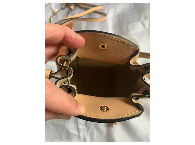 Borsa Chloé in pelle e nubuck beige - vista 6