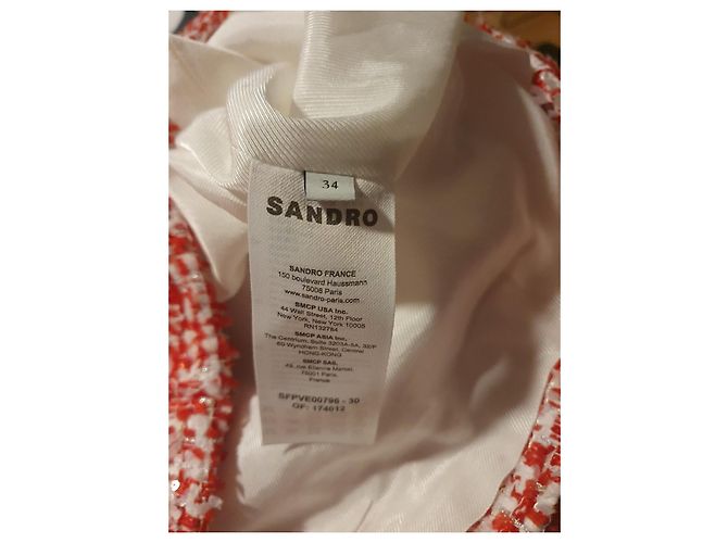 Blazer Tweet rojo Sandro Roja - vista 5