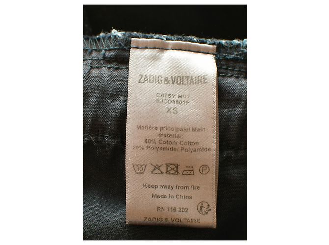 Mono Catsy Mili de manga corta azul Zadig & Voltaire - vista 5