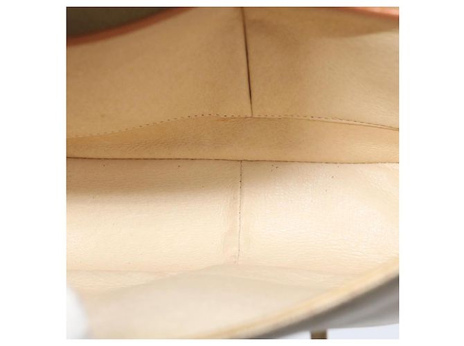 Céline CELINE Borsa a tracolla in tela Macadam Beige Auth 63574 - vista 10