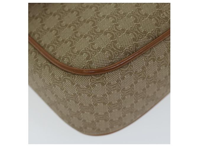 Céline CELINE Borsa a tracolla in tela Macadam Beige Auth 63574 - vista 15