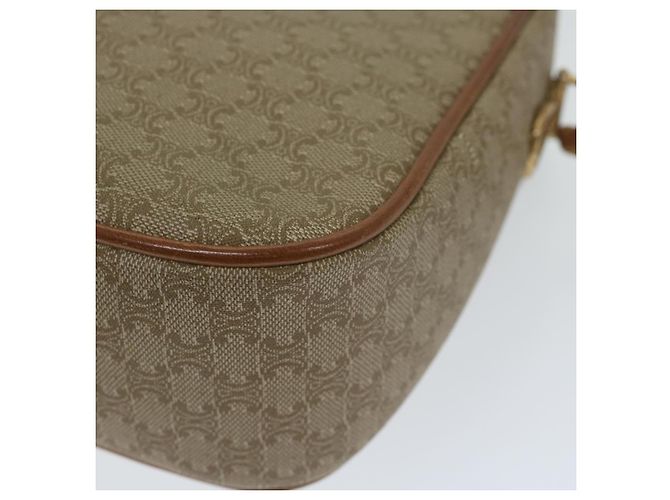 Céline CELINE Borsa a tracolla in tela Macadam Beige Auth 63574 - vista 16