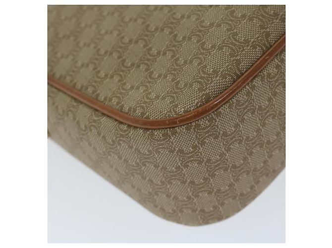 Céline CELINE Borsa a tracolla in tela Macadam Beige Auth 63574 - vista 17