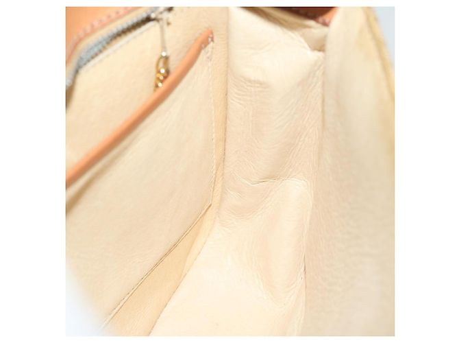 Céline CELINE Borsa a tracolla in tela Macadam Beige Auth 63574 - vista 21