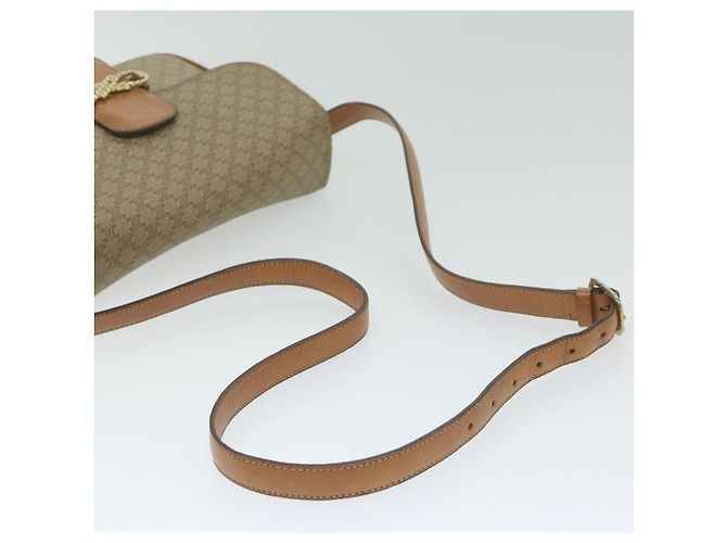 Céline CELINE Borsa a tracolla in tela Macadam Beige Auth 63574 - vista 7