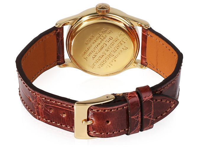 Patek Philippe Calatrava 2555 Orologio unisex in oro giallo - vista 2