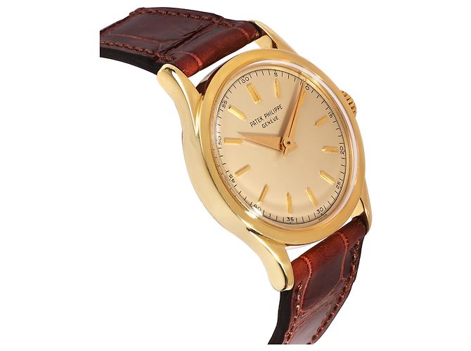 Patek Philippe Calatrava 2555 Orologio unisex in oro giallo - vista 3