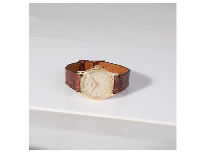 Patek Philippe Calatrava 2555 Orologio unisex in oro giallo - vista 5