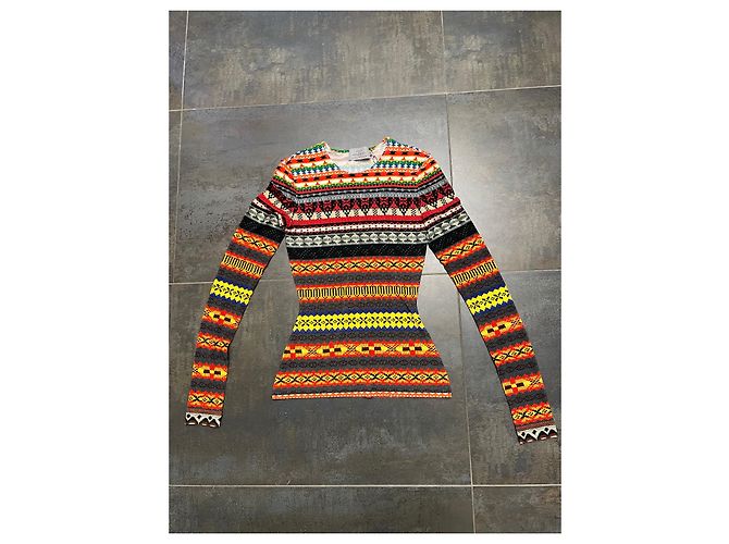 Preen By Thornton Bregazzi Fair Isle Print Oberteil Mehrfarbig - Ansicht 2
