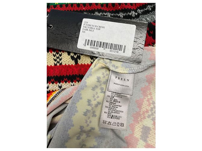 Preen By Thornton Bregazzi Fair Isle Print Oberteil Mehrfarbig - Ansicht 4