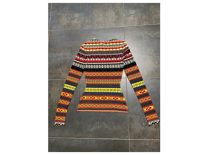 Preen By Thornton Bregazzi Fair Isle Print Oberteil Mehrfarbig - Ansicht 5