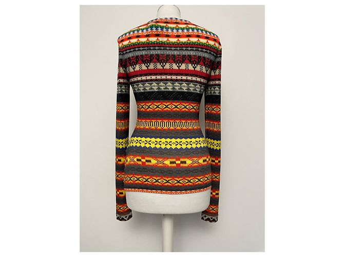 Preen By Thornton Bregazzi Fair Isle Print Oberteil Mehrfarbig - Ansicht 7