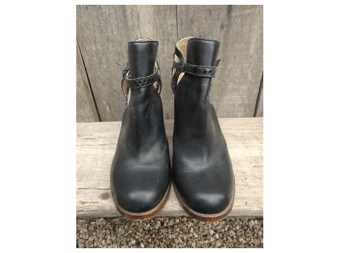 Stivaletti traforati MM6 Maison Margiela 36,5 Nero - vista 3