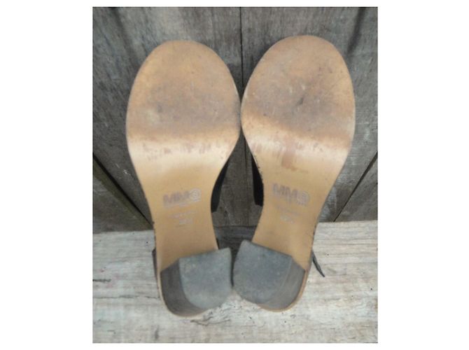 Stivaletti traforati MM6 Maison Margiela 36,5 Nero - vista 5