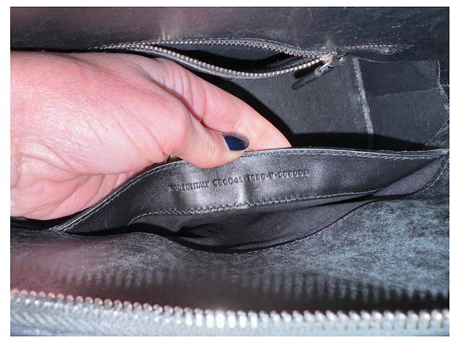 Balenciaga City Tasche Krokoprägung Leder Schwarz - Ansicht 4