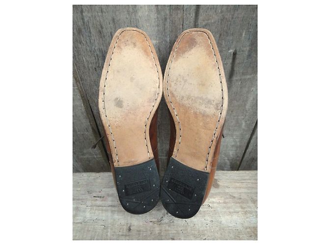 Scarpe Derby Gucci in pelle marrone chiaro 41,5 - vista 6